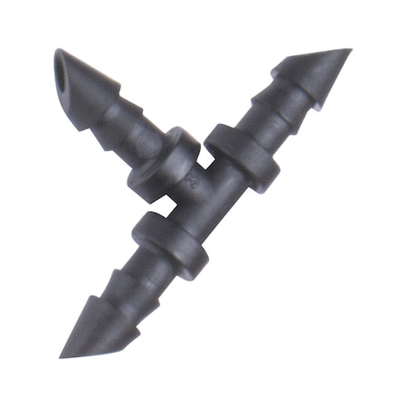 Raindrip Raindrip 1/4 in. Barbed Drip Irrigation Tee 25 pk 307025B